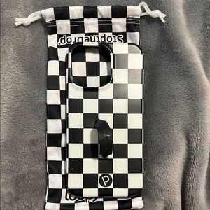Loopy Case Black and White Checkered iPhone 13 Pro